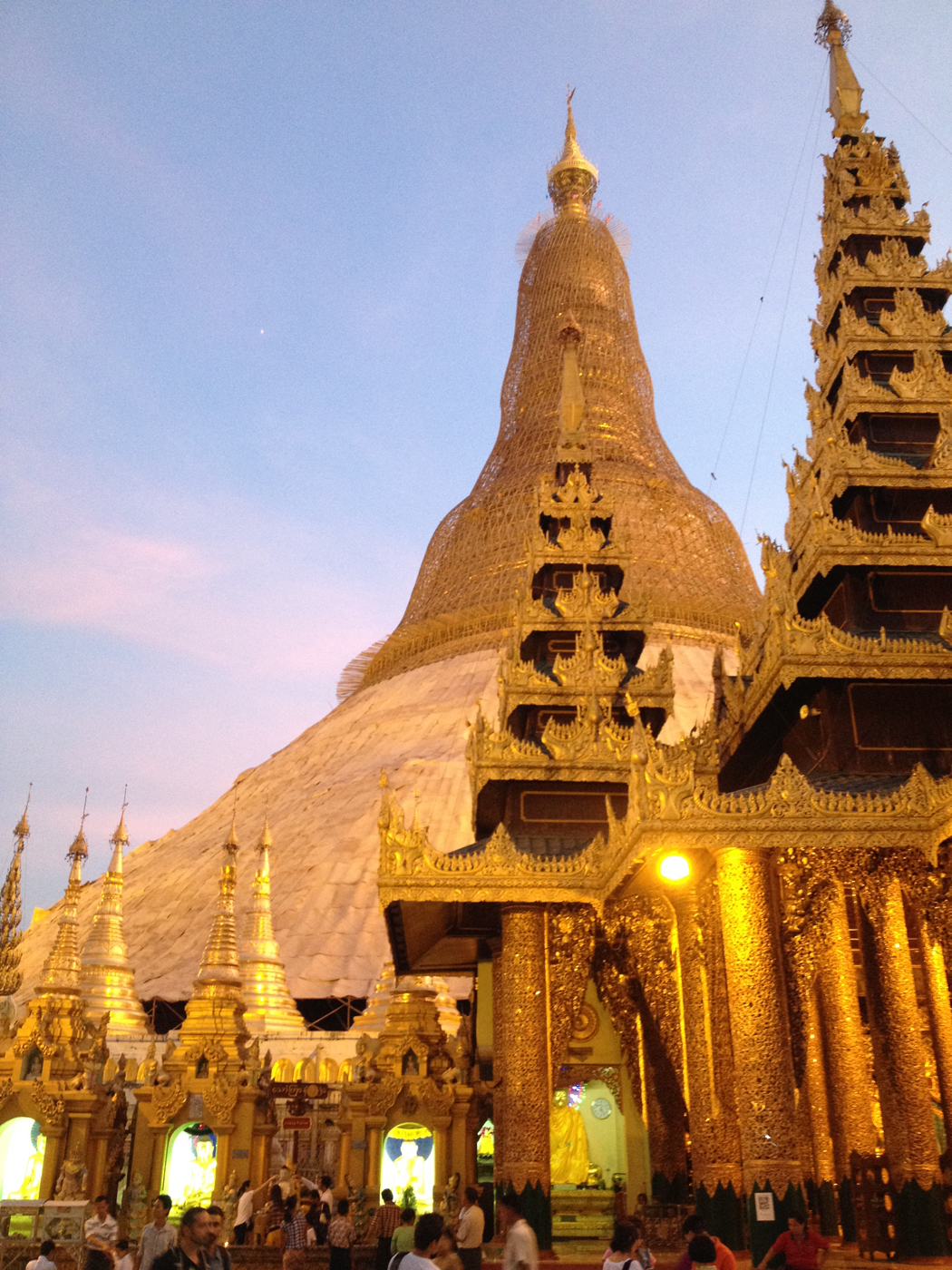 Shwedagon Pagoda, Myanmar, 2014.